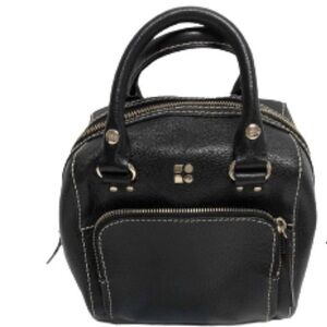 Kate spade Tarrytown Betty black pebbled leather satchel handbag NWOT